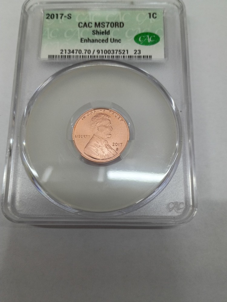 2017- S CAC MS70 RD Shield Enhanced Uncirculated
