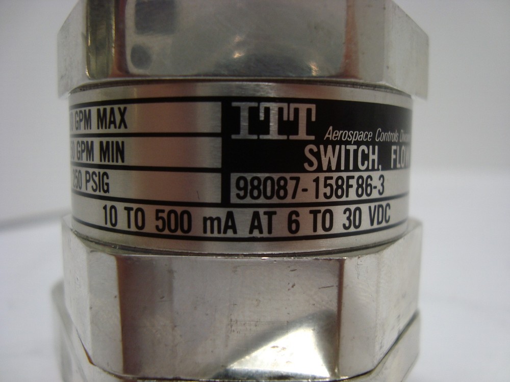 ITT Aerospace Controls 158F86-3 5974744-3 FLOW SWITCH