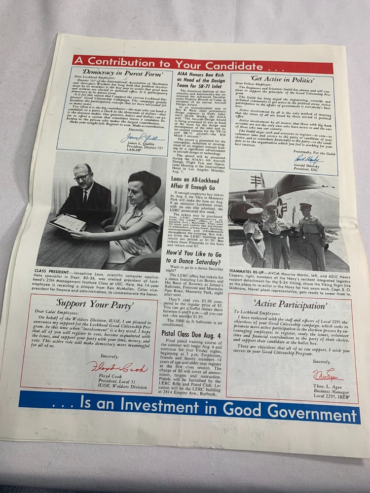 THE LOCKHEED STAR NEWSPAPER, July 27, 1972 --- 8 Page