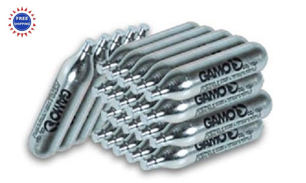 Gamo 12 Gram CO2 Cylinders 25 Pack Compatible with iPhone