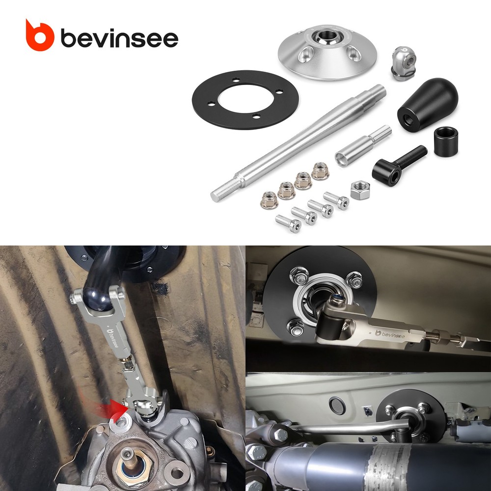 BEVINSEE Short Shifter & Selector Joint Upgrade Kit For BMW E36 E46 E39 E60 Z3