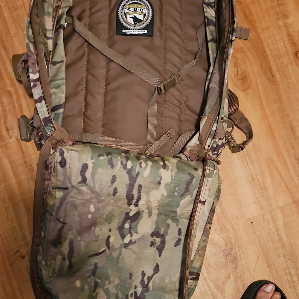 S.O.C Bugout Bag #5016-O-MULTI Camouflage Tactical Backpack Multicolor MOLLE