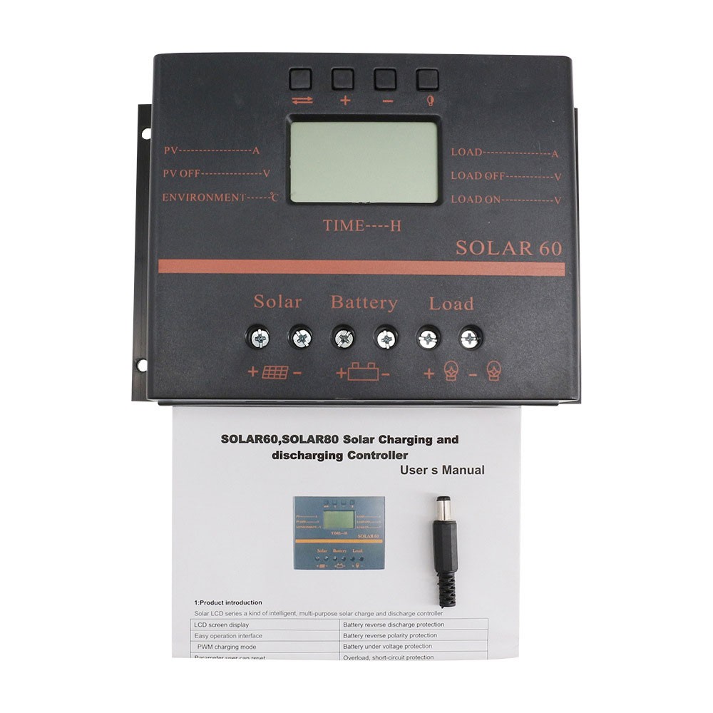 Solar Charge Controller 80A Solar Panel Charge Regulator Photovoltaic Generation