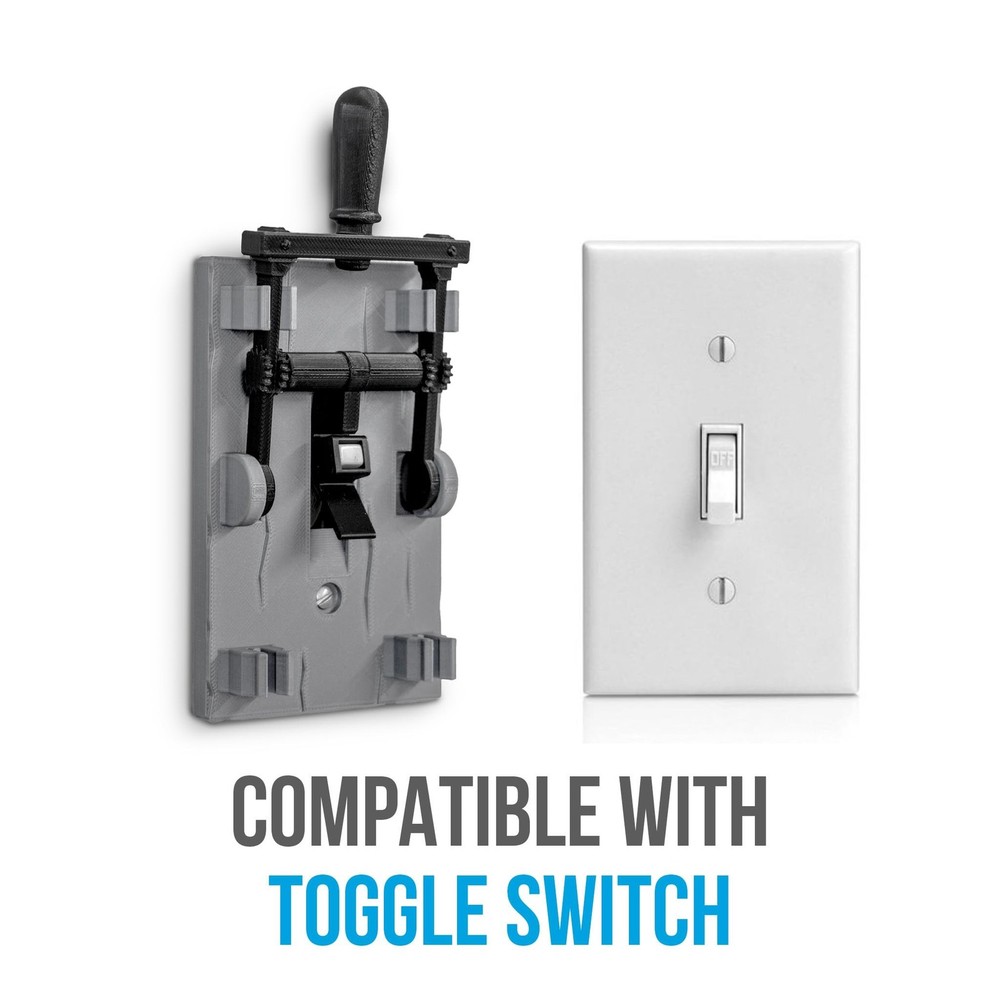 Frankenstein Light Switch Cover (Toggle, Grey) Toggle 1 Switch