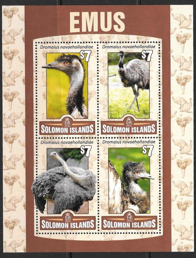 SOLOMON ISLANDS 2016 EMUS(1) MNH