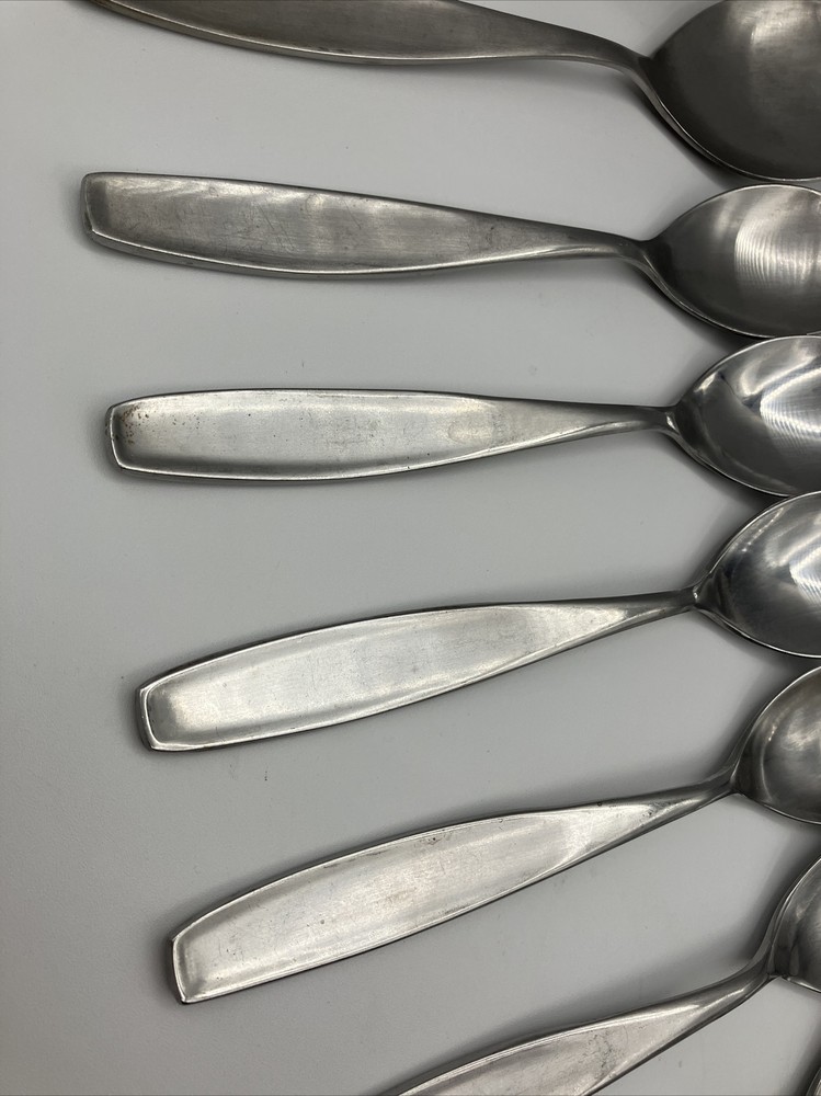 13 West Elm Stainless Satin Flatware Teaspoon & Tablespoon & Serving Silverware