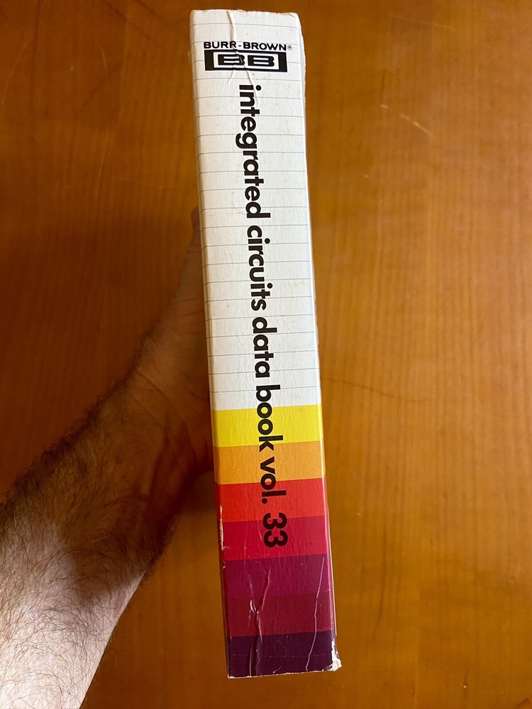 Burr-Brown Integrated Circuits Data Book Volume 33 ~ 1989 Electronics Chips IC's