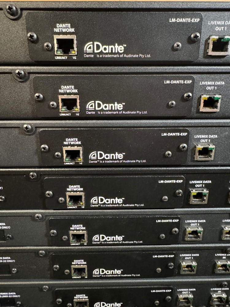 Digital Audio Labs Livemix Mix 16 Controller Distributor+Dante Card 7 Available