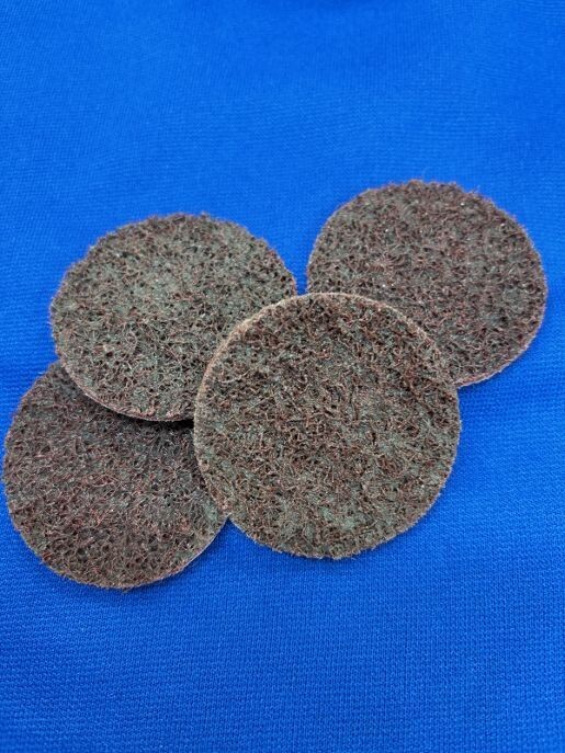 (4) 2" Standard Abrasives 842338 Conditioning non-woven MED Hook Loop 4 Pack
