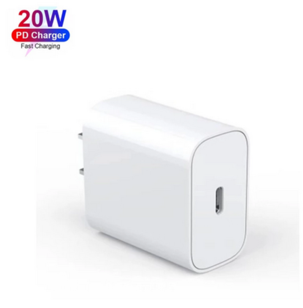 100x Lot 20W USB Type C Power Adapter Fast Charger Cube Block For iPhone Android