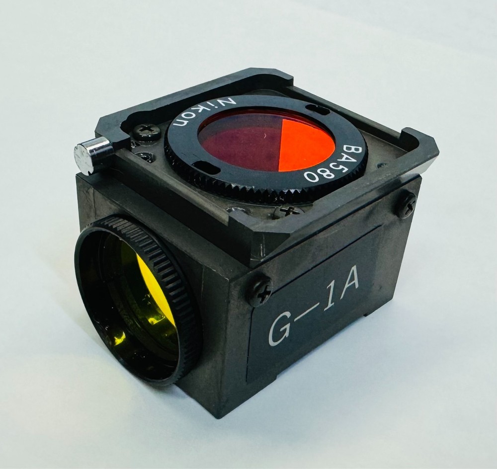 Nikon G-1A Microscope Fluorescence Filter Cube DM580 Green Longpass