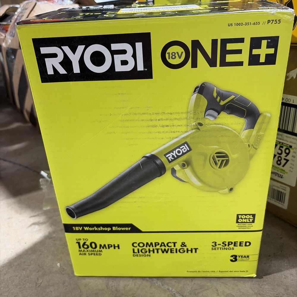 RYOBI 18V ONE+ Workshop Blower P755 (Tool Only)