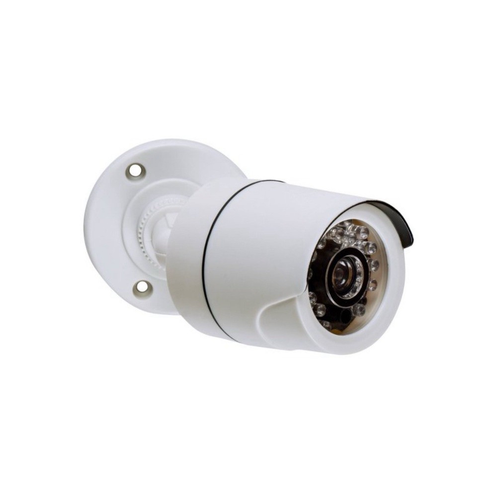 Sabre Fake Security Camera, Adjustable Mount, White, Requires 2 AA Batteries