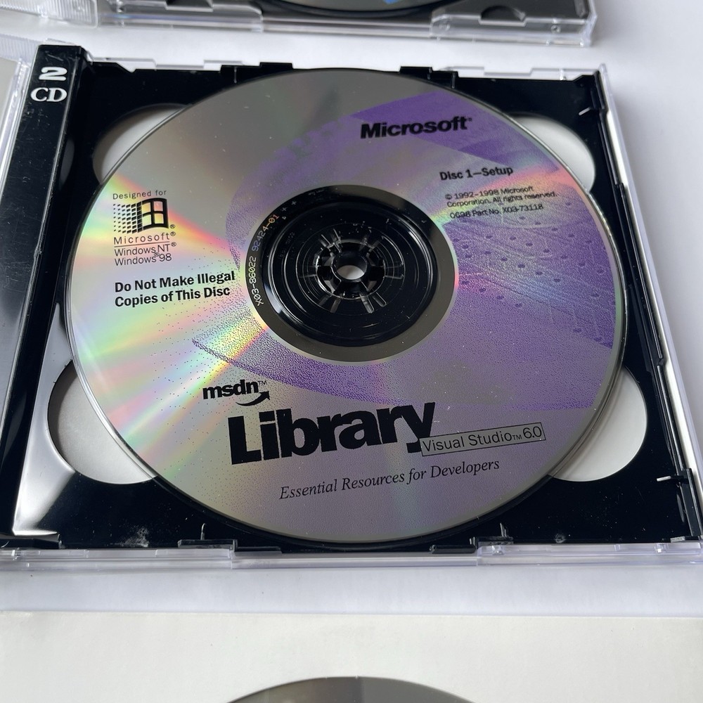 Microsoft Visual C++ 6.0 Standard Edition w/ Key Full Version