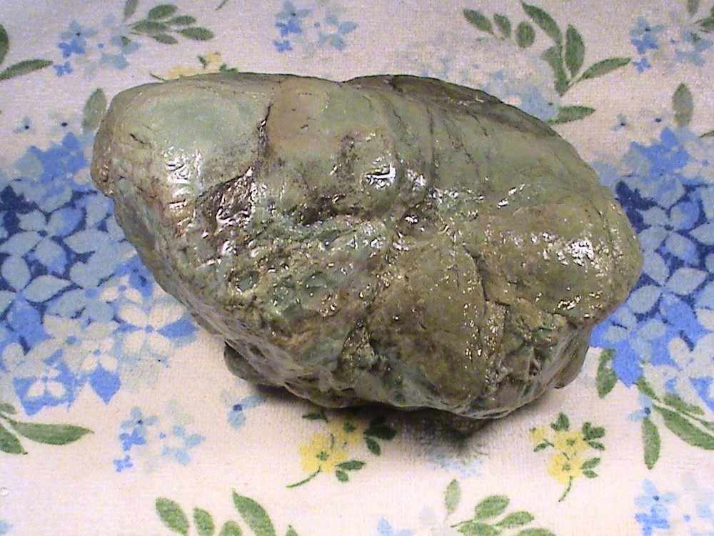 Green Chalcedony Jasper Agate, Solid Rough Lapidary Rock, 5 LBS, 8 OZ, #352