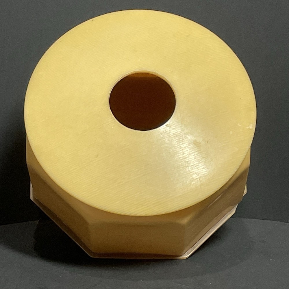 Lidded Box Hair Receiver Art Deco Vanity Circa 1920-30s Celluloid - Note Chip