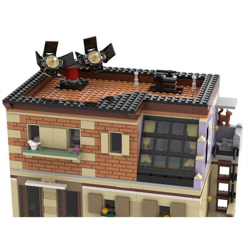 Compatible Modular Building Alt Build with Interior Model 2668 Pieces