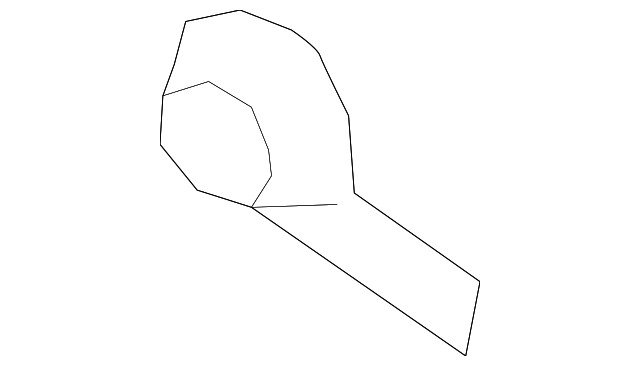 Genuine Ford Extension Pipe Rear Bracket HL3Z5260B