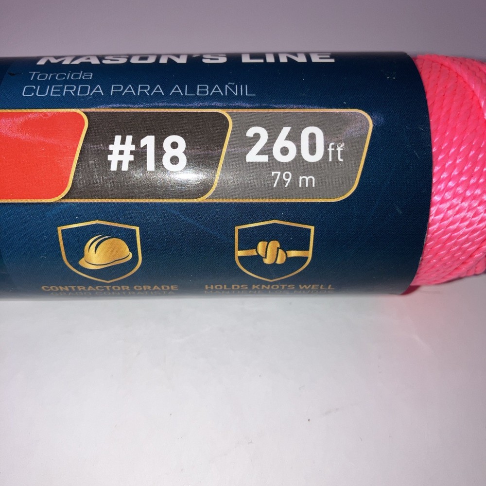 Twisted Nylon Mason Line Hot Pink