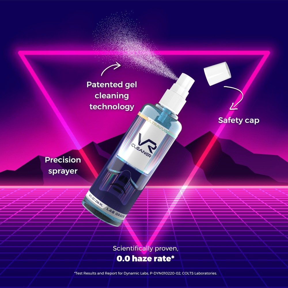 UltraVue VR Cleaning Set - Virtual And Augmented Reality Headset Cleaning Kit