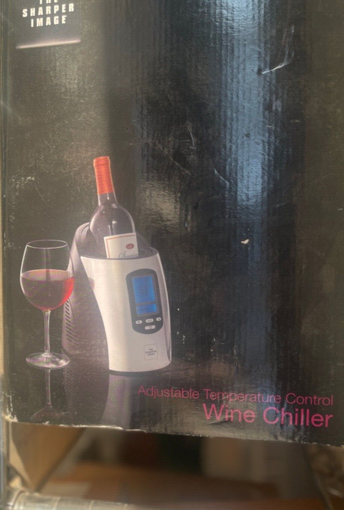 WINE COOLER - SINGLE BOTTLE - SHARPER IMAGE