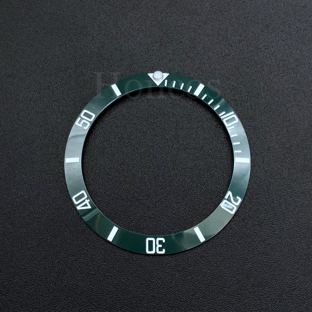 Green and White Ceramic Bezel Insert to fits for Rolex SUB 116610LV
