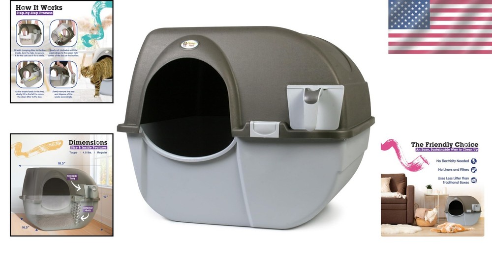 Roll n Clean Litter Box - Regular