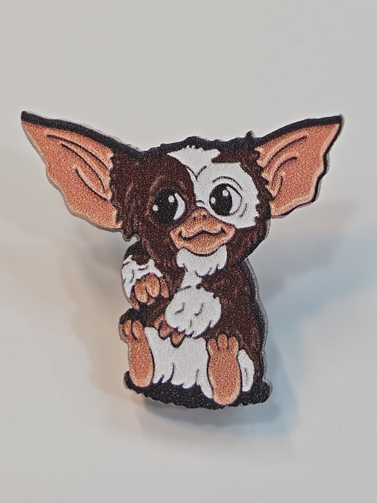 Gizmo Gremlin Lapel Pin Hard Flat Plastic