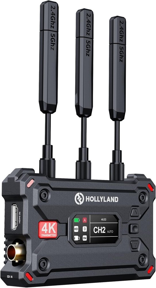 Hollyland Pyro S 4K HDMI SDI Wireless Video Transmitter Bundle