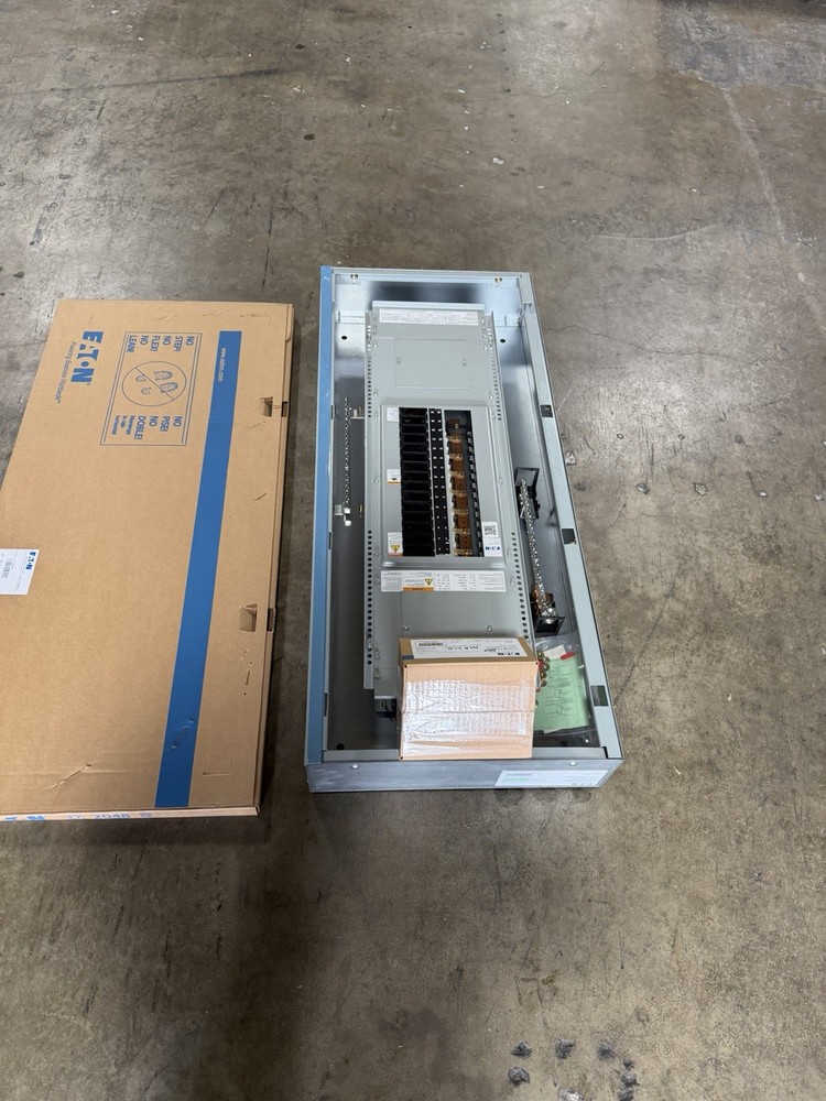 1-PRL1A1100X30C 100 AMP MAIN LUG 30 SPACE SINGLE PHASE COMPLETE PANEL