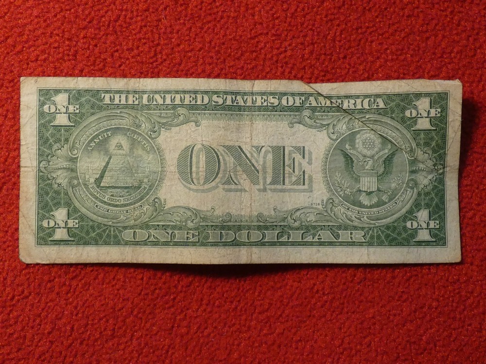 1935 E Silver Certificate $1 One Dollar Bill #3406