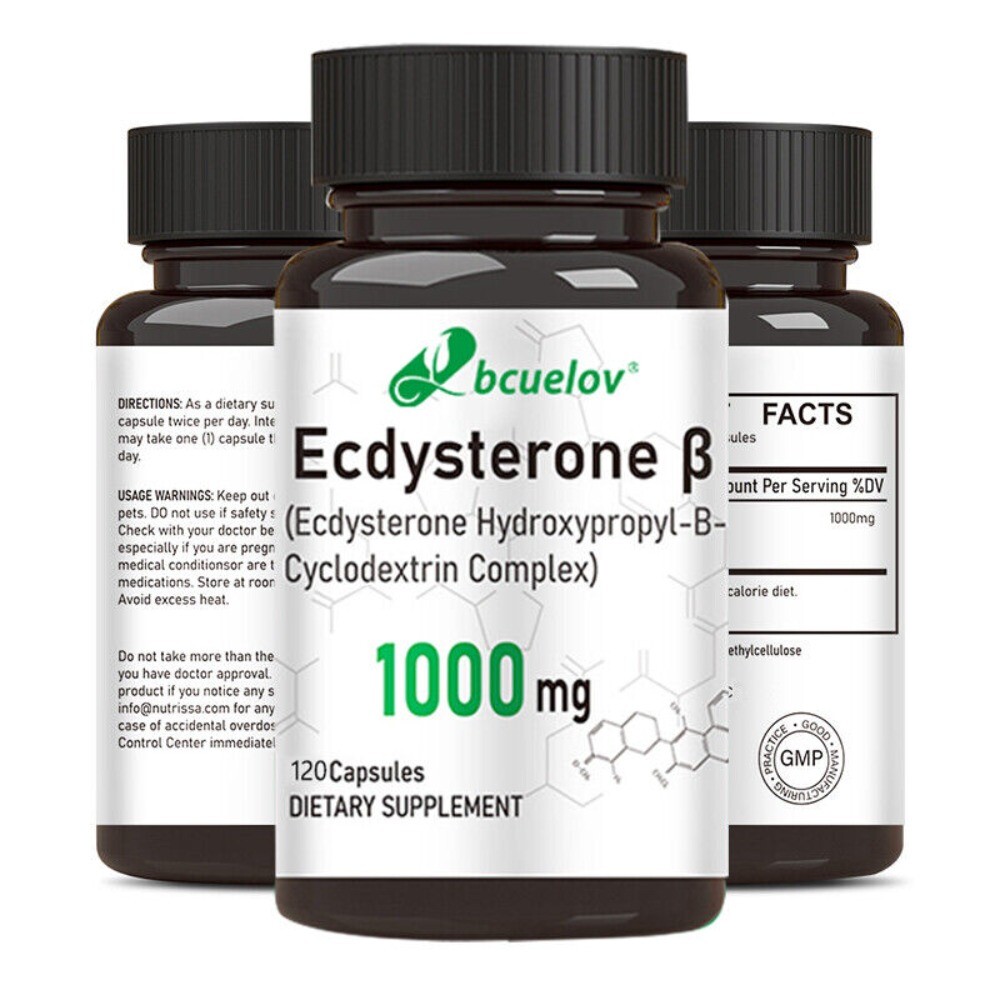 Beta-Ecdysterone Complex with Hydroxypropyl-β-Cyclodextrine 120 Capsules