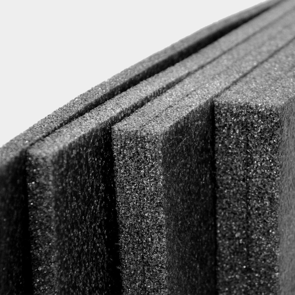 10 x BLACK EXPANDED POLYETHYLENE PLATE 37X79 CM SP. 8MM PACKAGING PARCELS