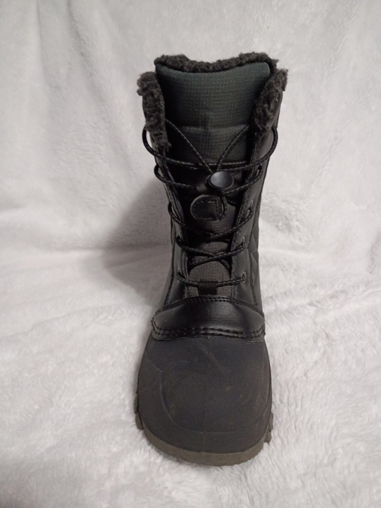 All Motion Boys Black Snow Boots Size 1