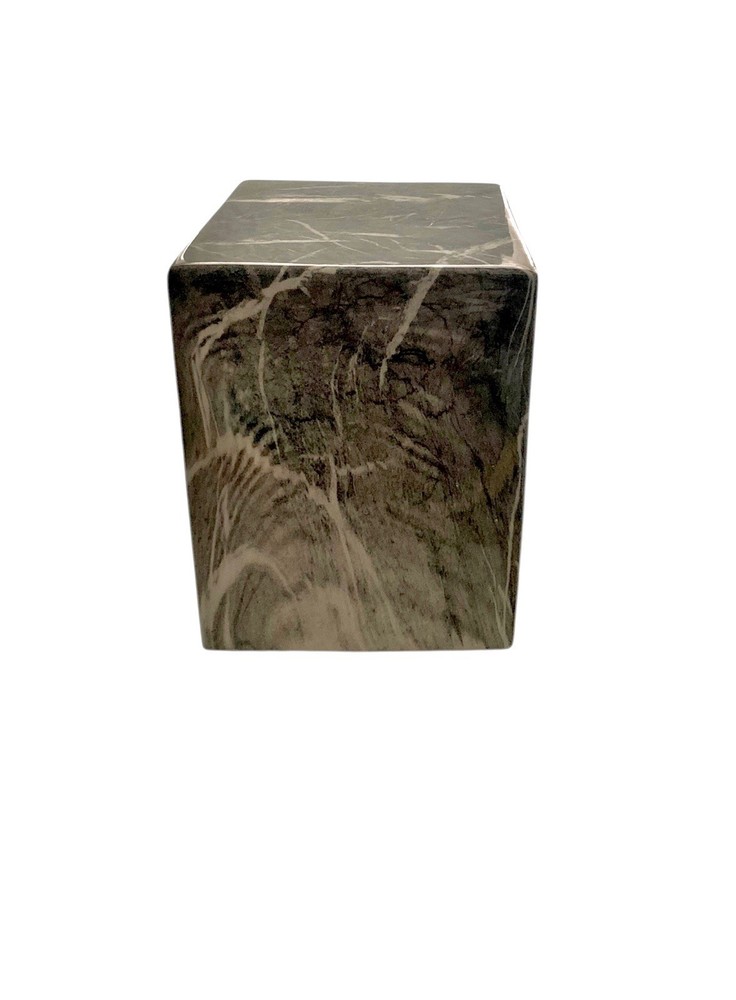 Stool Ceramic in Marble Design Side Table Industrial Decor