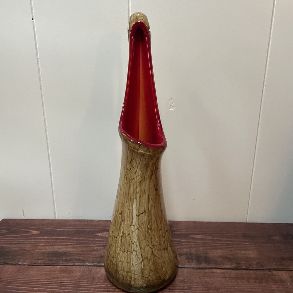 Amazing Art Glass Decorative Pitcher - Unsigned