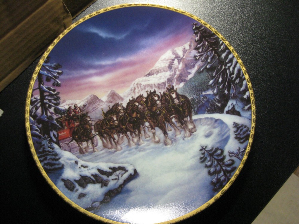 1993 ANHEUSER BUSCH COLLECTOR PLATE- SPECIAL DELIVERY