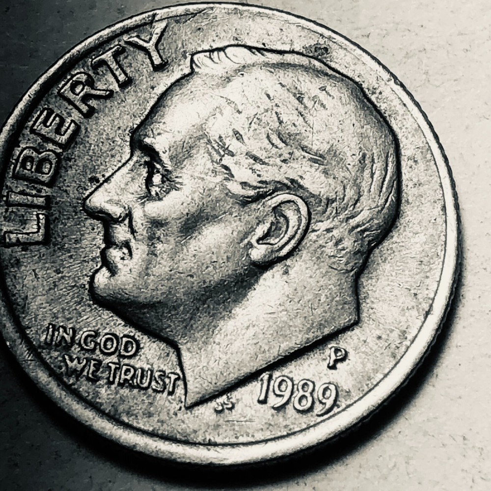 1989 p Roosevelt dime