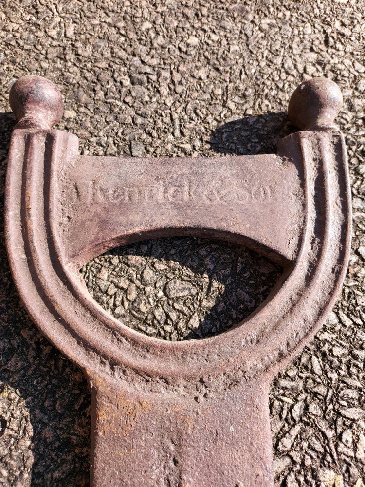 A Kenrick & Sons - Antique Cast Iron Boot Scraper