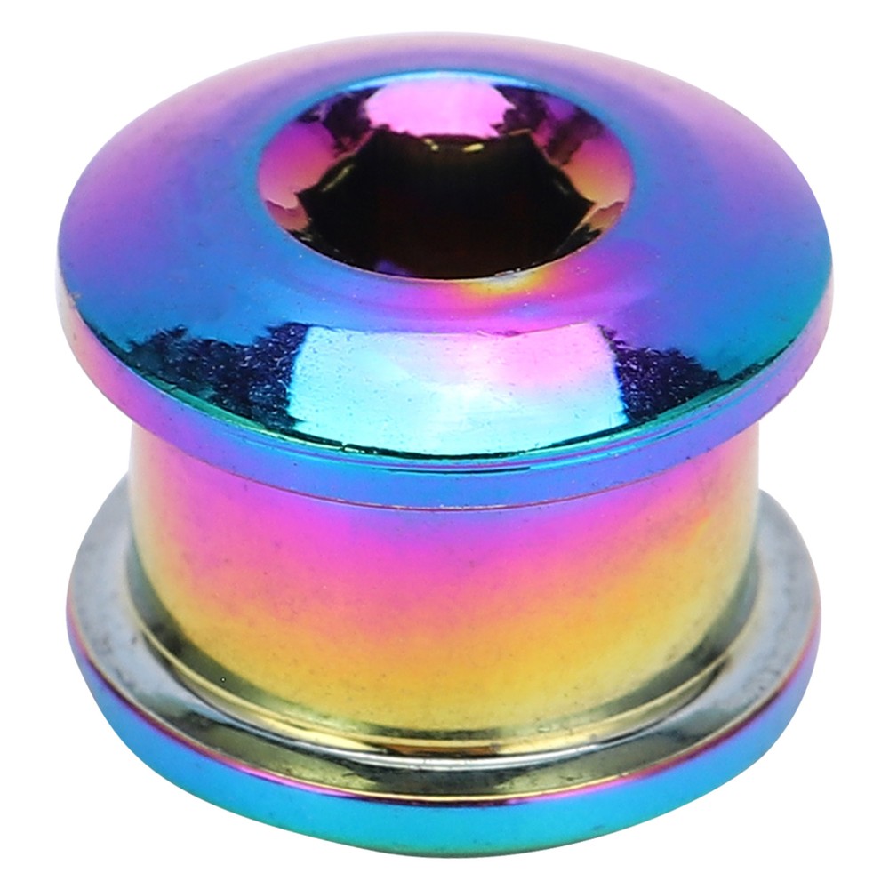 (Multicolor)5Pcs Chainring Bolts RustProof Easily Install Disc Screw CH