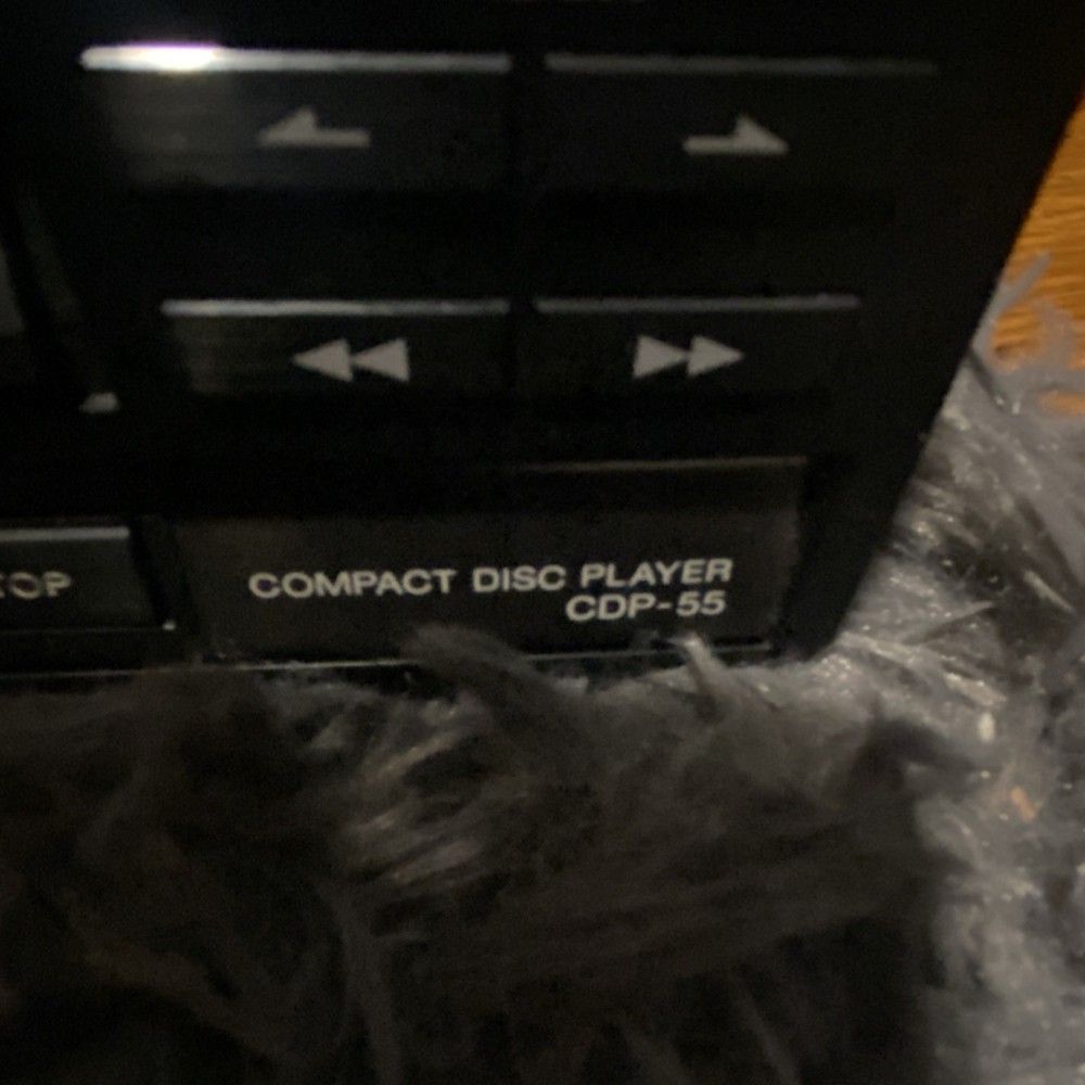 Sony CDP-55 Black CD Player