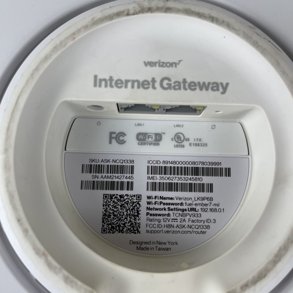 Verizon Internet Gateway NCQ1338