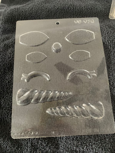 unicorn chocolate mold