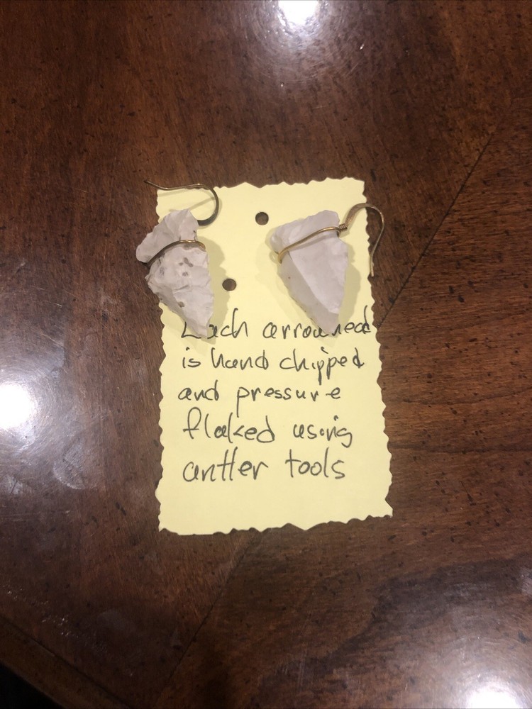 Pair Arrowhead Earrings