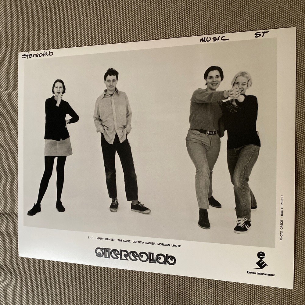 Stereolab Press Photo 8x10”. See Description.