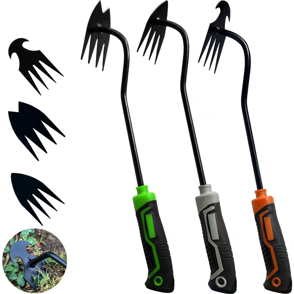 3Pcs Portable Garden Weeder Tool Set - Effective Weed Pulling Tools for Gardenin