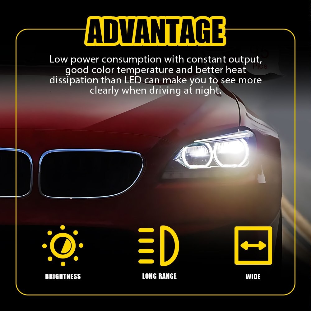 HID Xenon Headlight Ballast Control D1S Blubs For BMW E63 E64 E70 E90 E92 E93