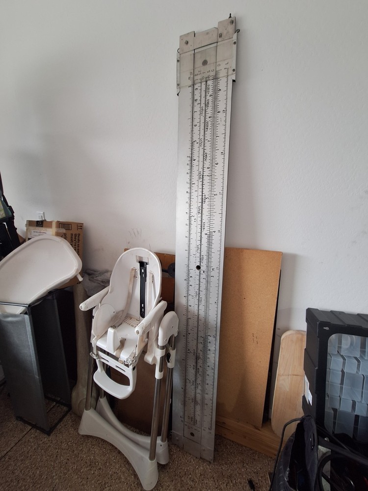 Giant Six 6 Foot Plus Slide Rule Physics Math Engineering