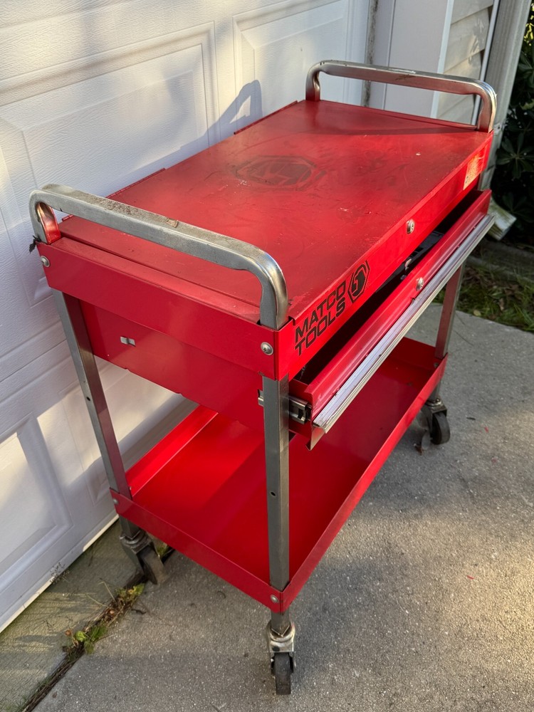 Matco Tools SP8230 Single Drawer Rolling Service Tool Cart w/Lid