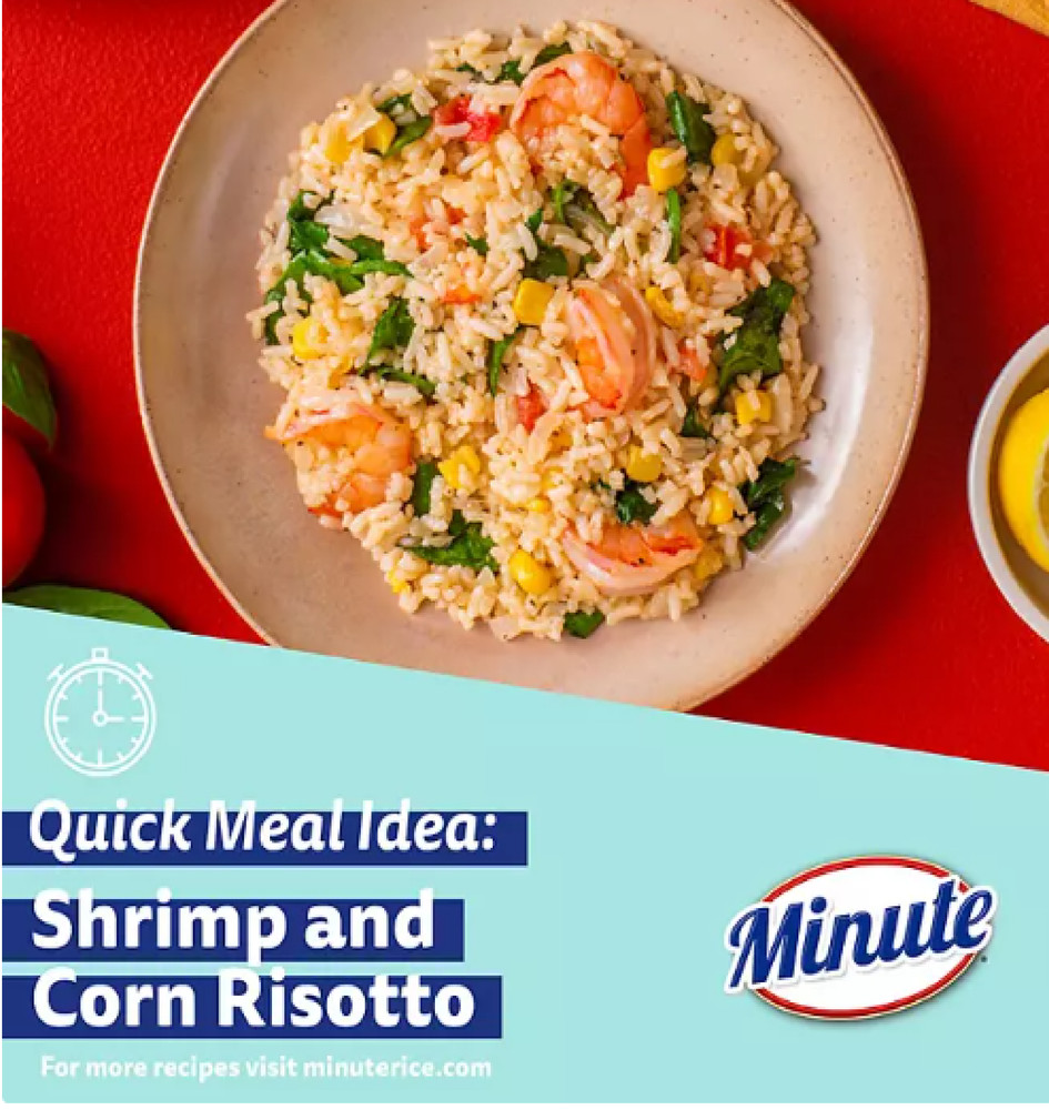 Minute Instant Light and Fluffy White Rice, 72oz.